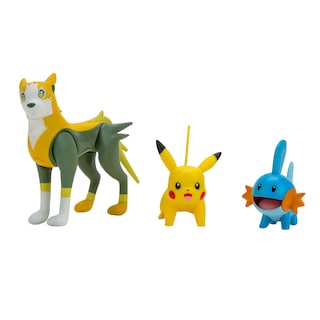 Foto 1 | Foto 1 | Set De Figuras De Acción Pokémon Pikachu Mudkip Boltund Battle - Venta Internacional.