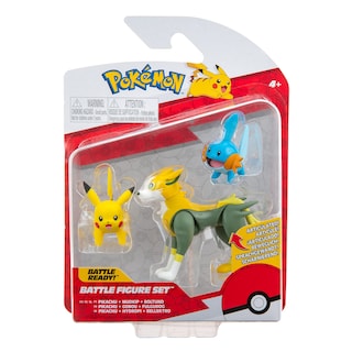 Foto 2 | Foto 2 | Set De Figuras De Acción Pokémon Pikachu Mudkip Boltund Battle - Venta Internacional.
