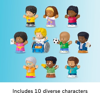 Foto 3 | Foto 3 | Set De Juguetes Fisher-price Little People Classroom, 10 Figuras De 1 Año O Más - Venta Internacional.