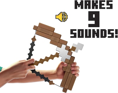 Foto 4 | Foto 4 | Set Definitivo De Arco Y Flecha De Toy Mattel Minecraft Con Sonidos - Venta Internacional.
