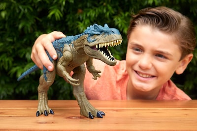 Foto 2 | Foto 2 | Dinosaurio De Juguete Mattel Jurassic World Allosaurus Con Sonidos - Venta Internacional.