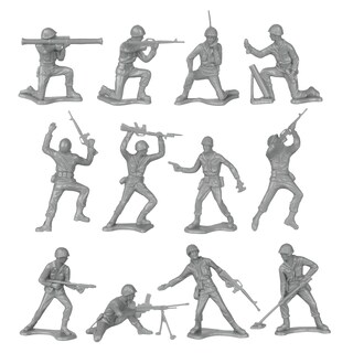 Foto 3 | Foto 3 | Toy Soldiers Timmee Plastic Army Men, Gris, 48 Piezas, Fabricado En Ee. Uu. - Venta Internacional.