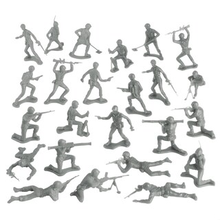 Foto 4 | Foto 4 | Toy Soldiers Timmee Plastic Army Men, Gris, 48 Piezas, Fabricado En Ee. Uu. - Venta Internacional.