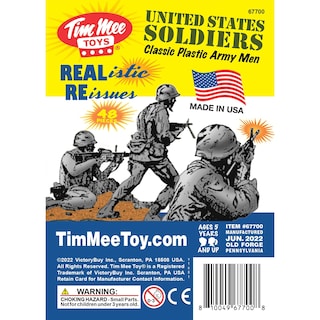 Foto 6 | Foto 6 | Toy Soldiers Timmee Plastic Army Men, Gris, 48 Piezas, Fabricado En Ee. Uu. - Venta Internacional.