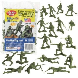 Foto 1 | Foto 1 | Toy Tim Mee Plastic Army Para Hombre, Diámetro Exterior, 48 Figuras, Fabricadas En Ee. Uu. - Venta Internacional.