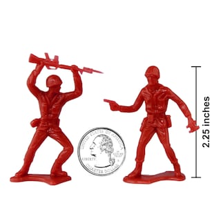 Foto 2 | Foto 2 | Toy Soldiers Timmee Plastic Army Men, Rojo, 48 Piezas, Fabricado En Ee. Uu. - Venta Internacional.