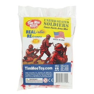 Foto 5 | Foto 5 | Toy Soldiers Timmee Plastic Army Men, Rojo, 48 Piezas, Fabricado En Ee. Uu. - Venta Internacional.