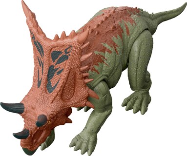 Foto 6 | Foto 6 | Dinosaurio De Juguete Mattel Jurassic World Strike Attack Chasmosaurus - Venta Internacional.