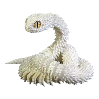 Foto 1 | Foto 1 | Mascota Blanca, Flexible Y Articulada, Impresa En 3d, De Toy Fidget Snake - Venta Internacional.