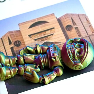 Foto 4 | Foto 4 | Figura De Zombi Articulado Con Forma De Esqueleto De Astronauta Impresa En 3d - Venta Internacional.