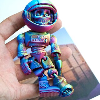 Foto 5 | Foto 5 | Figura De Zombi Articulado Con Forma De Esqueleto De Astronauta Impresa En 3d - Venta Internacional.