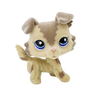 Foto 4 | Foto 4 | Figura De Animal Flocado Toy Collie Dog, 5 Cm, Pvc Fuzzy #2210 - Venta Internacional.