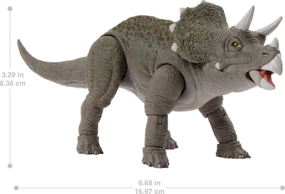Foto 2 | Foto 2 | Figura De Acción Toy Mattel Jurassic World Triceratops - Venta Internacional.