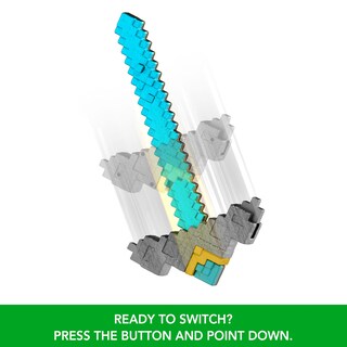 Foto 5 | Foto 5 | Espada Y Pico Toy Mattel Minecraft 2 En 1 Con Botón - Venta Internacional.