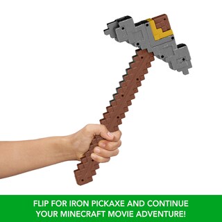 Foto 6 | Foto 6 | Espada Y Pico Toy Mattel Minecraft 2 En 1 Con Botón - Venta Internacional.