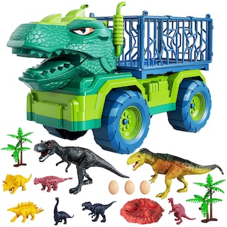 Foto 1 | Foto 1 | Camión De Juguete Con Forma De Dinosaurio Temi Tyrannosaurus Con 8 Figuras De Dinosaurios De 3 A 5 Años - Venta Internacional.