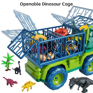Foto 4 | Foto 4 | Camión De Juguete Con Forma De Dinosaurio Temi Tyrannosaurus Con 8 Figuras De Dinosaurios De 3 A 5 Años - Venta Internacional.
