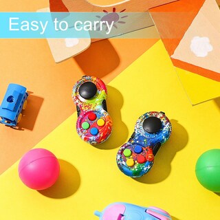 Foto 7 | Foto 7 | Controlador de Juegos Fidget Pad Fidget Toy 2 Unidades Skylety Graffiti - Venta Internacional