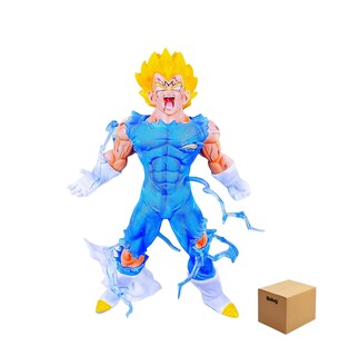 Foto 1 | Foto 1 | Figura Majin Vegeta Dragon Ball Z 27cm+ 2 Cabeza Y Brazalete, Belug Azul