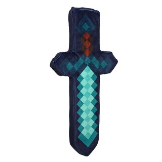Foto 1 | Foto 1 | Peluche Con Luz Ruz Minecraft (espada De Diamante 30 Cm)