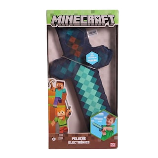 Foto 4 | Foto 4 | Peluche Con Luz Ruz Minecraft (espada De Diamante 30 Cm)