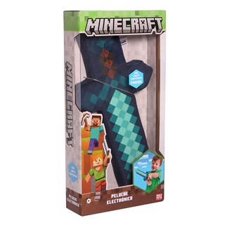 Foto 5 | Foto 5 | Peluche Con Luz Ruz Minecraft (espada De Diamante 30 Cm)
