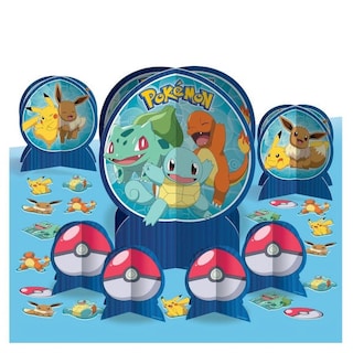 Foto 1 | Foto 1 | Kit De Decoración De Mesa Amscan Pokemon (juego De 23 Piezas) - Venta Internacional.