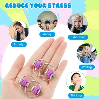Foto 6 | Foto 6 | Llavero Fidget Toy Skylety Para Bicicleta, 40 Unidades, Para Aliviar El Estrés - Venta Internacional.