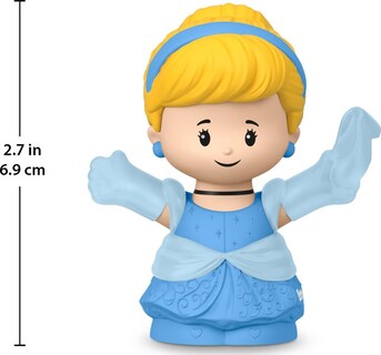 Foto 5 | Foto 5 | Figura Fisher-price Princess Cenicienta Little People De Disney - Venta Internacional.