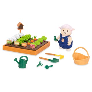 Foto 1 | Foto 1 | Garden Playset Li'l Woodzeez Con 31 Piezas Y Figura De Oveja De Más De 3 Años - Venta Internacional.