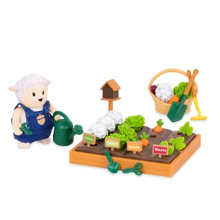 Foto 2 | Foto 2 | Garden Playset Li'l Woodzeez Con 31 Piezas Y Figura De Oveja De Más De 3 Años - Venta Internacional.