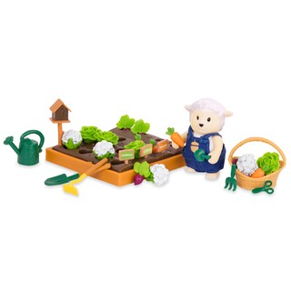 Foto 3 | Foto 3 | Garden Playset Li'l Woodzeez Con 31 Piezas Y Figura De Oveja De Más De 3 Años - Venta Internacional.
