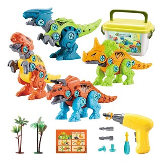 Foto 1 | Foto 1 | 4 Modelos Juguete De Dinosaurio Niño Montaje