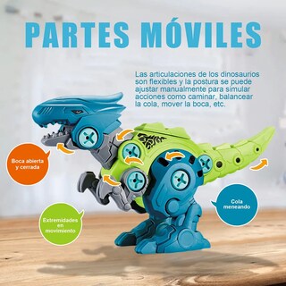 Foto 4 | Foto 4 | 4 Modelos Juguete De Dinosaurio Niño Montaje