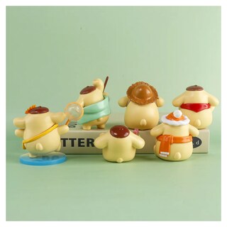 Foto 2 | Foto 2 | Figuras 6ps Pompompurin Juguetes Lab.g Café