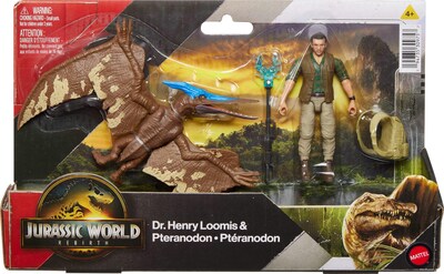 Foto 7 | Foto 7 | Paquete De Figuras Mattel Jurassic World Rebirth Dr. Henry Loomis - Venta Internacional.