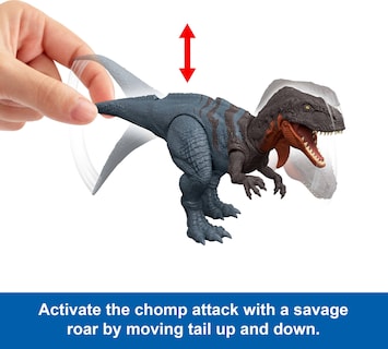 Foto 3 | Foto 3 | Dinosaurio De Juguete Mattel Jurassic World Rebirth Wild Roar Abelisaurus - Venta Internacional.
