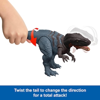 Foto 4 | Foto 4 | Dinosaurio De Juguete Mattel Jurassic World Rebirth Wild Roar Abelisaurus - Venta Internacional.