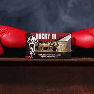 Foto 3 | Foto 3 | Boleto De Lucha Rocky Iii De Edición Limitada Chapado En Oro De 24 Quilates - Venta Internacional.