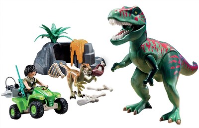 Foto 1 | Foto 1 | Venta Internacional- Playmobil Explorer Quad Con T-rex Multicolor