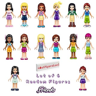 Foto 1 | Foto 1 | Venta Internacional - Lego Friends Chica Mujer Hombre Minifiguras - Lote De 6 Figuras Aleatorias (sin Duplicados)