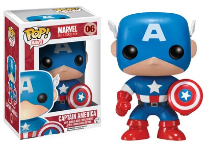 Foto 1 | Foto 1 | Venta Internacional- Funko Marvel Figura Pop De Vinil Captain America, Multi,3.75 Pulgadas