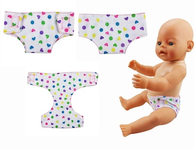 Foto 2 | Foto 2 | Venta Internacional - Pañales Para Muñecas Dc-beautiful Para Muñecas De 35 A 45 Cm, Paquete De 4