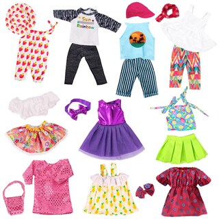 Foto 2 | Foto 2 | Venta Internacional - Set De Ropa Para Muñecas Ebuddy Para Muñecas De 18 Pulgadas (10 Juegos)