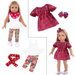 Foto 4 | Foto 4 | Venta Internacional - Set De Ropa Para Muñecas Ebuddy Para Muñecas De 18 Pulgadas (10 Juegos)