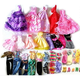Foto 5 | Foto 5 | Set De Ropa Para Muñecas Barbie De 30 Cm, Paquete De 35, Hecho A Mano - Venta Internacional.