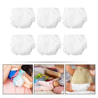 Foto 5 | Foto 5 | Pañales para Muñecas Nuobesty Blancos Reutilizables para Muñecas De 10 Pulgadas 6 Unidades - Venta Internacional.
