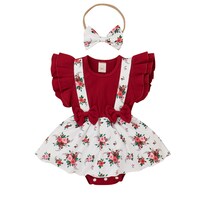 Set de Ropa para Niña Reborn Baby Doll de 60 cm con Mameluco Floral - Venta Internacional