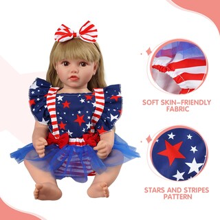 Foto 3 | Foto 3 | Set De Ropa Para Muñecas Reborn Baby Dolls De 17 A 22 Pulgadas Con Diadema - Venta Internacional.