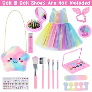 Foto 2 | Foto 2 | Doll Accessories Unicorn Element, 15 Unidades, Vestido Con Maquillaje De 18 Pulgadas - Venta Internacional.